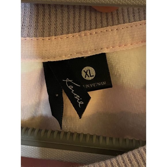 New Kensie pink camo fuzzy sweatshirt pajama top Sz XL - Picture 4 of 8